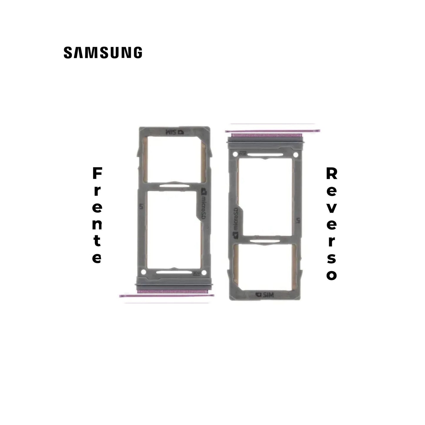 PORTA SIM SAMSUNG S9 PLUS MORADO