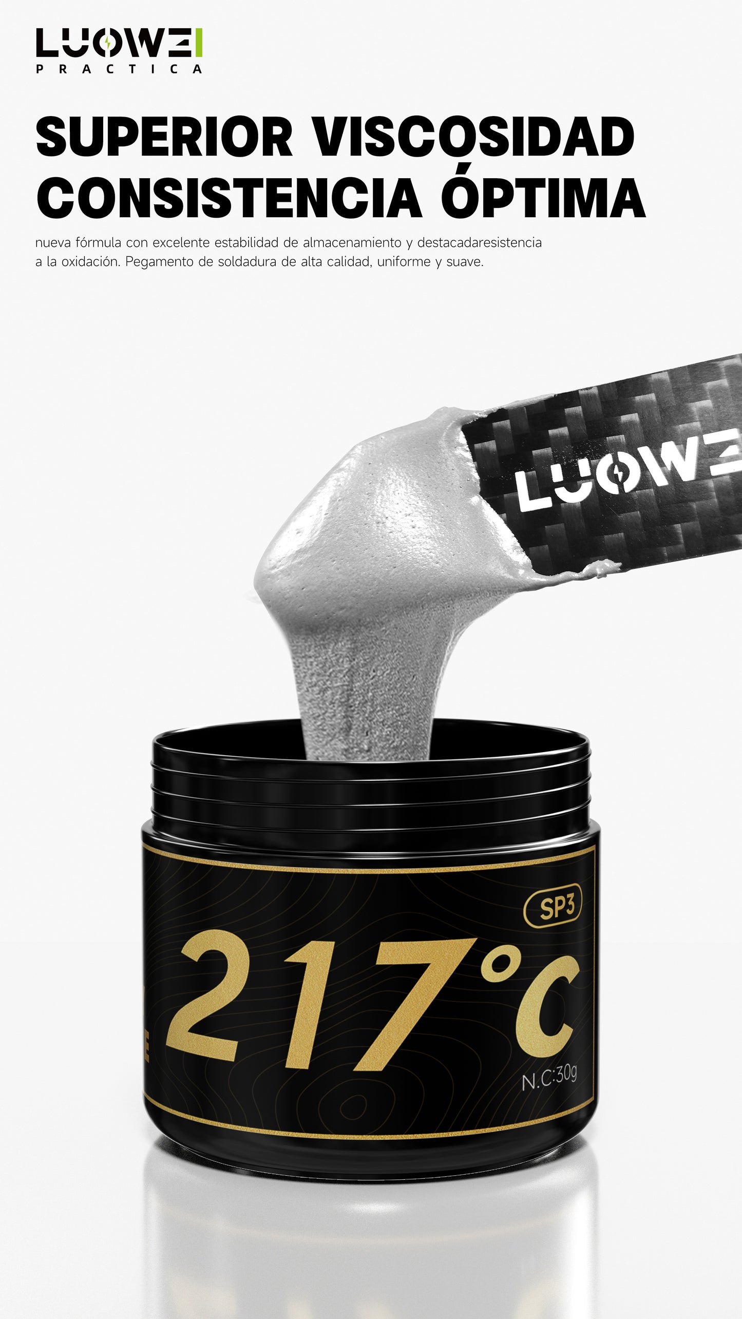 LUOWEI SOLDADURA EN PASTA 30GR LW-SP3