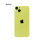 TAPA PARA IPHONE 14 PLUS AMARILLO CON CLIP CALIDAD PREMIUM AAA