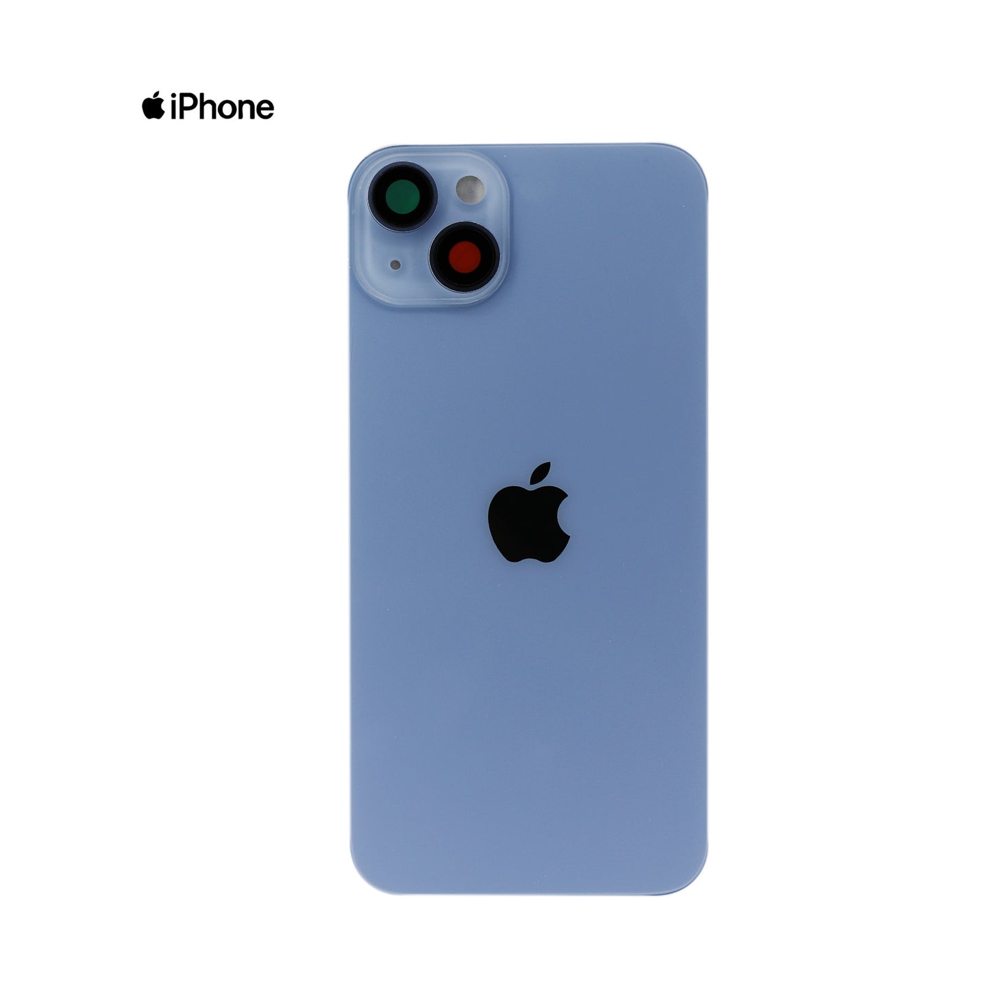TAPA PARA IPHONE 14 PLUS AZUL CON CLIP CALIDAD PREMIUM AAA