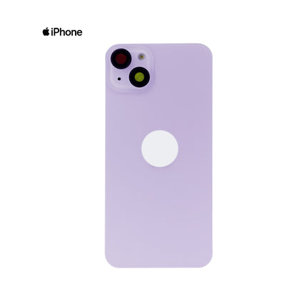 TAPA PARA IPHONE 14 PLUS MORADO CON CLIP + NFC CALIDAD PREMIUM AAA