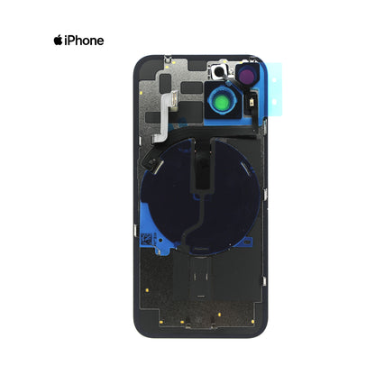 TAPA PARA IPHONE 14 PLUS MORADO CON CLIP + NFC CALIDAD PREMIUM AAA