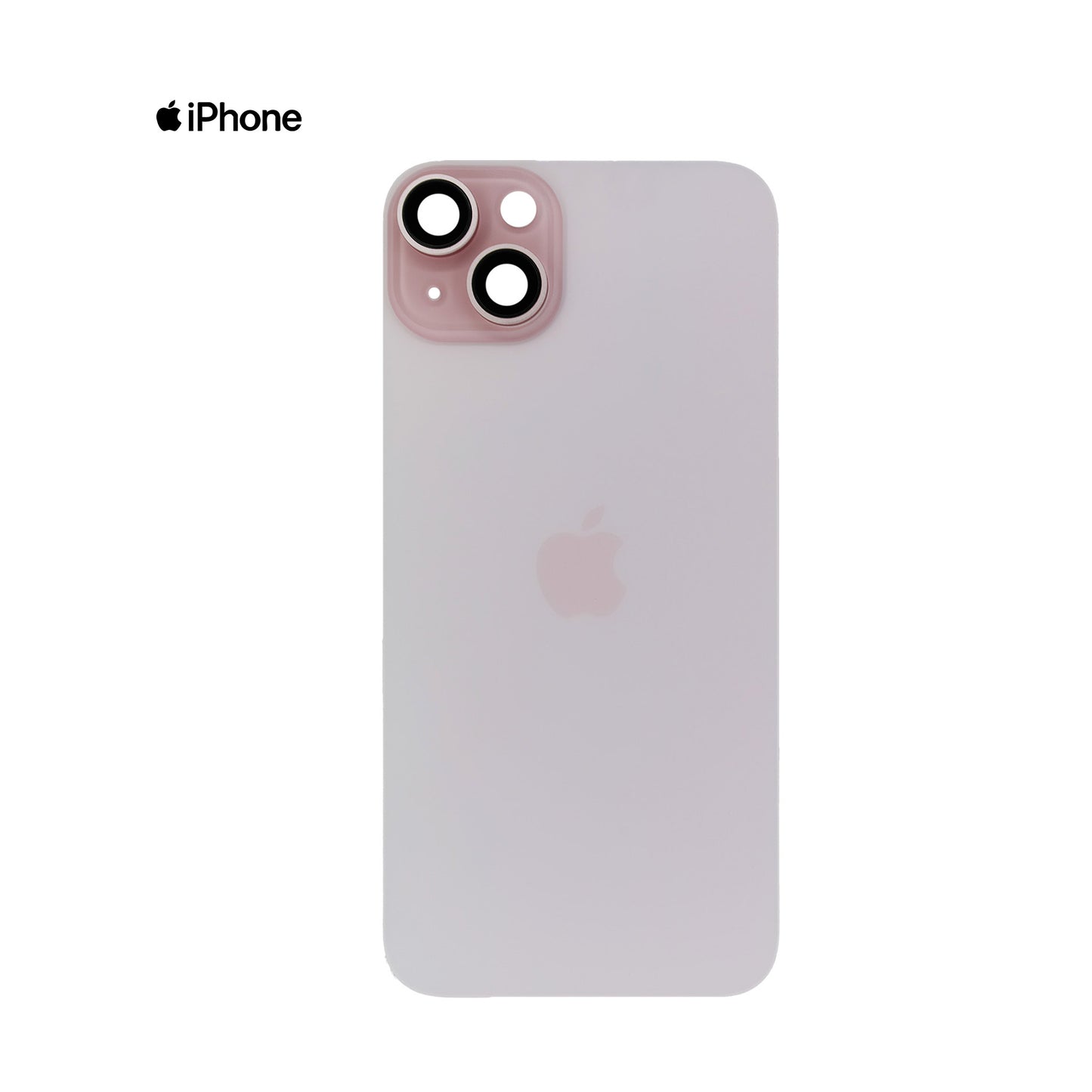 TAPA IPHONE 15 PLUS ROSA CON CLIP