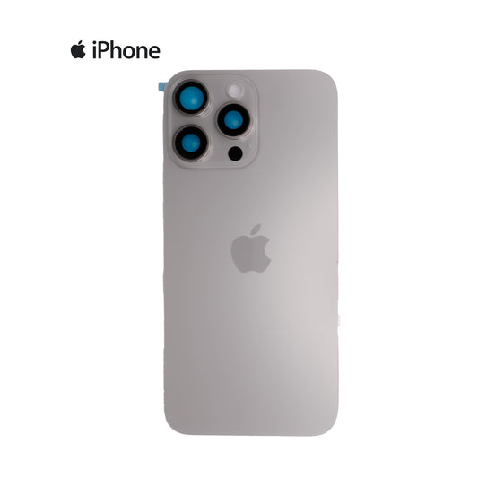 TAPA PARA IPHONE 15 PRO MAX GRIS CON CLIP CALIDAD PREMIUM AAA