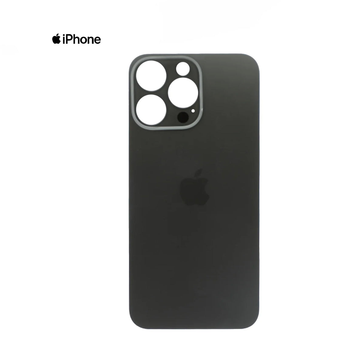 TAPA PARA IPHONE 15 PRO MAX NEGRO CON CLIP CALIDAD PREMIUM AAA