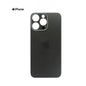 TAPA PARA IPHONE 15 PRO MAX NEGRO CON CLIP CALIDAD PREMIUM AAA