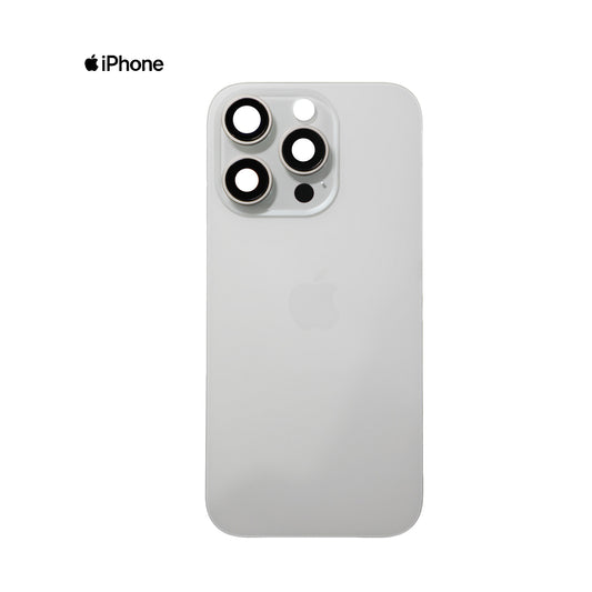 TAPA IPHONE 16 PRO BLANCO PERLA CON CLIP