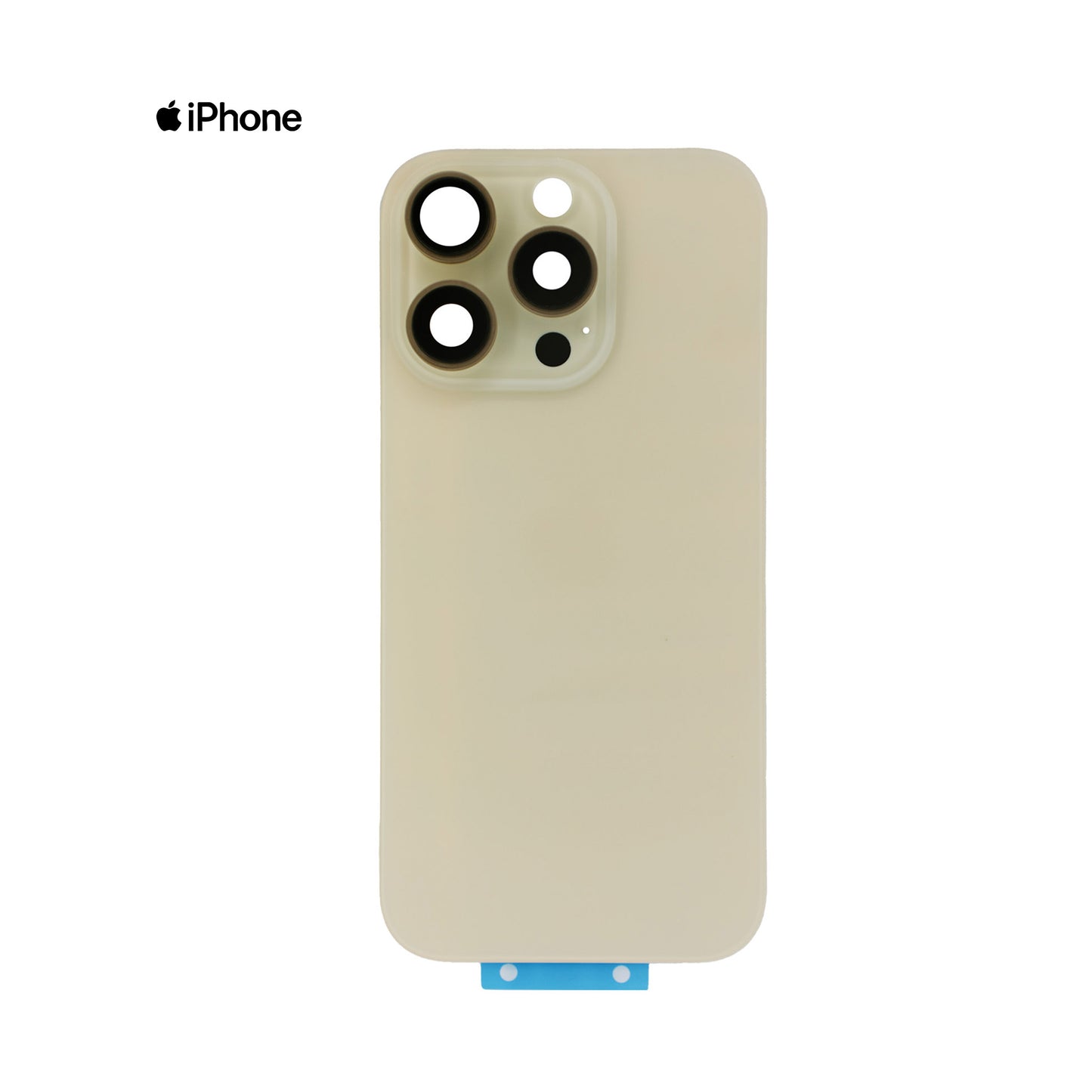 TAPA IPHONE 16 PRO DORADO CON CLIP