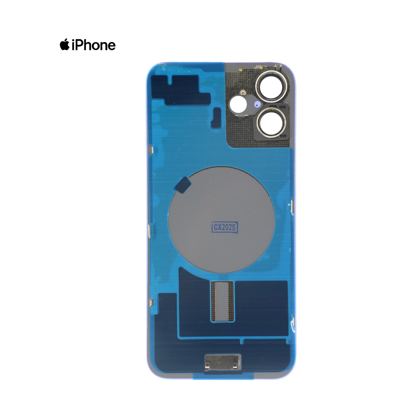 TAPA IPHONE 16 PLUS AZUL CON CLIP