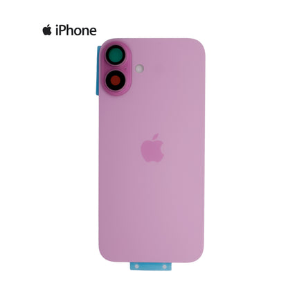 TAPA PARA IPHONE 16 PLUS ROSA CON CLIP CALIDAD PREMIUM AAA