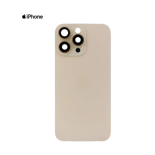 TAPA IPHONE 16 PRO MAX DORADO CON CLIP