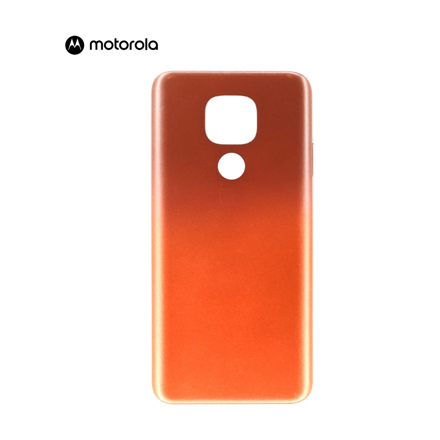 TAPA PARA MOTOROLA E7 PLUS NARANJA