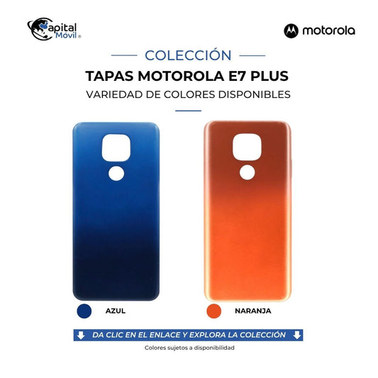 TAPA PARA MOTOROLA E7 PLUS