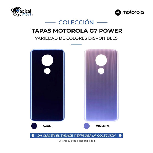 TAPA PARA MOTOROLA G7 POWER
