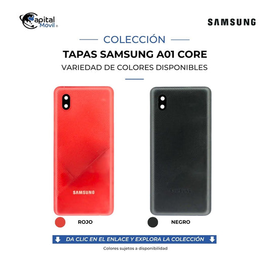 TAPA PARA SAMSUNG A01 CORE