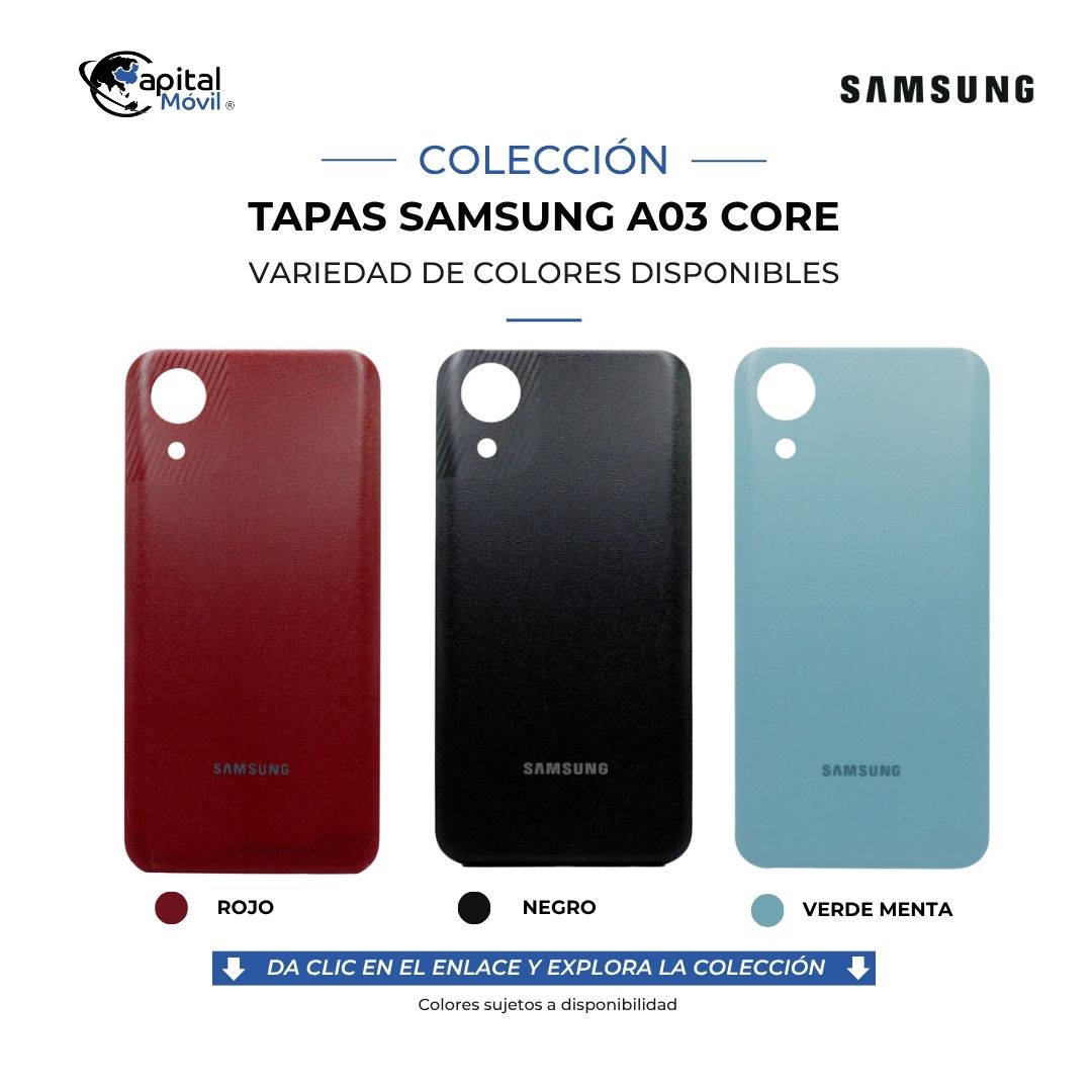 TAPA PARA SAMSUNG A03 CORE