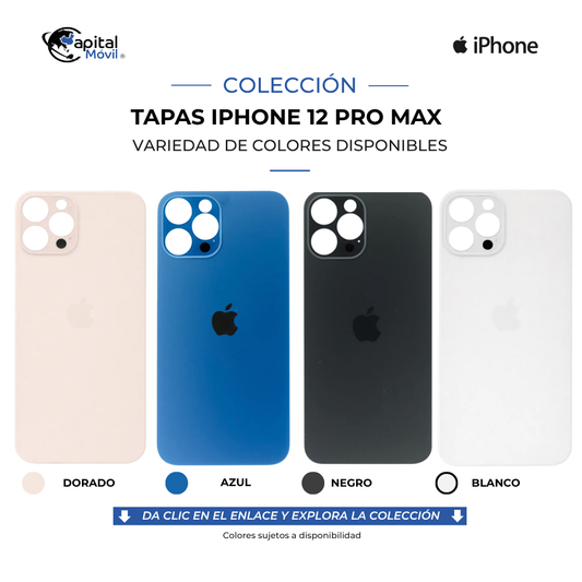 TAPA PARA IPHONE 12 PRO MAX
