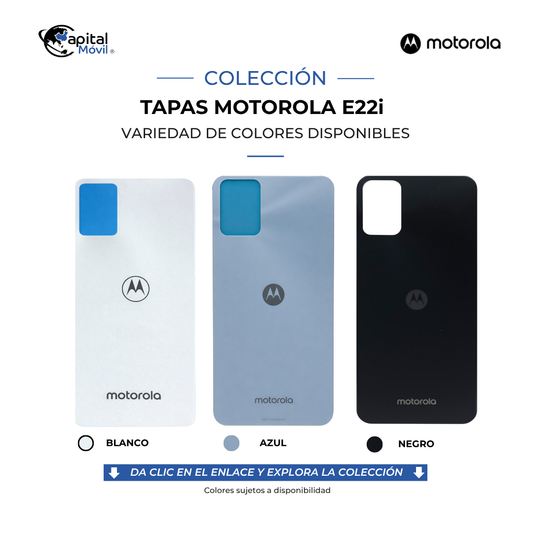 TAPA PARA MOTOROLA E22i