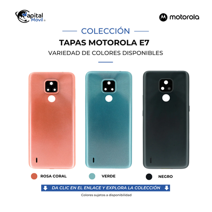 TAPA PARA MOTOROLA E7