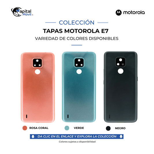 TAPA PARA MOTOROLA E7