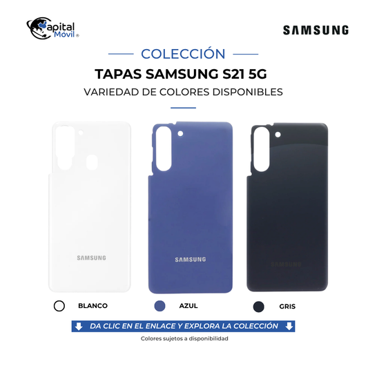 TAPA PARA SAMSUNG S21 5G BLANCO