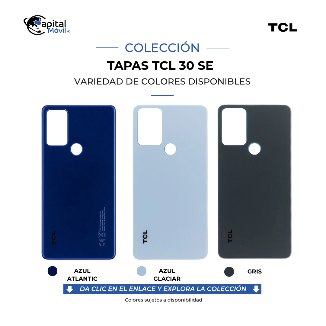 TAPA PARA TCL 30 SE