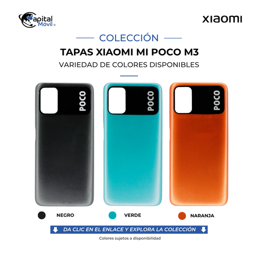 TAPA PARA XIAOMI MI POCO M3