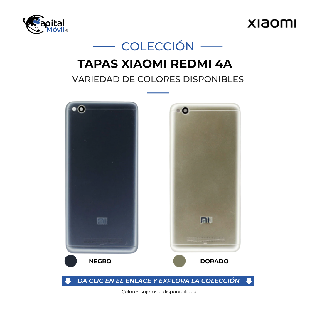 TAPA PARA XIAOMI REDMI 4A