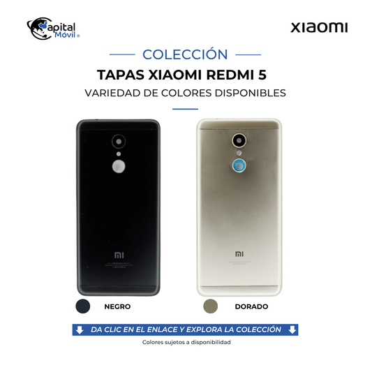 TAPA PARA XIAOMI REDMI 5