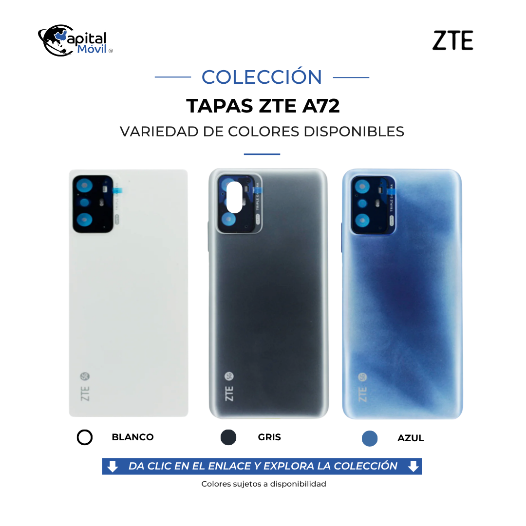 TAPA PARA ZTE A72