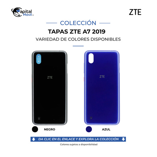 TAPA PARA ZTE A7 2019
