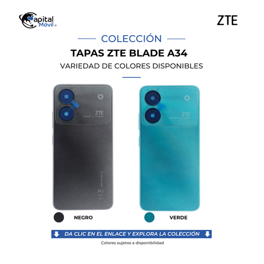 TAPA PARA ZTE BLADE A34