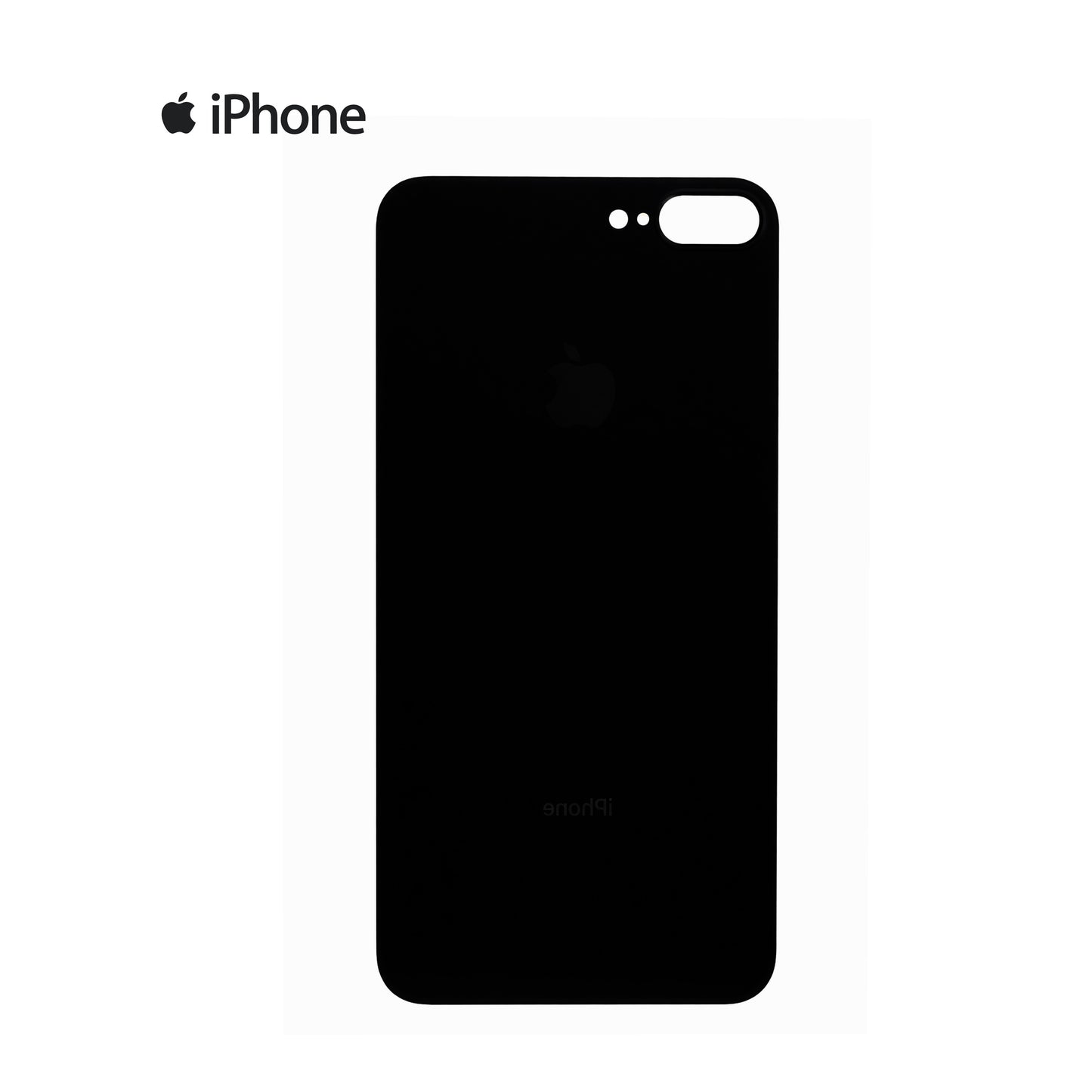 TAPA PARA IPHONE 8G PLUS NEGRO