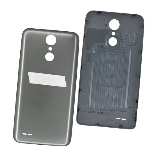 TAPA LG K10 2017 PLATA