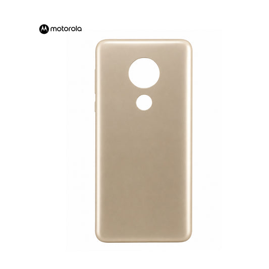 TAPA PARA MOTOROLA E5 PLAY DORADO