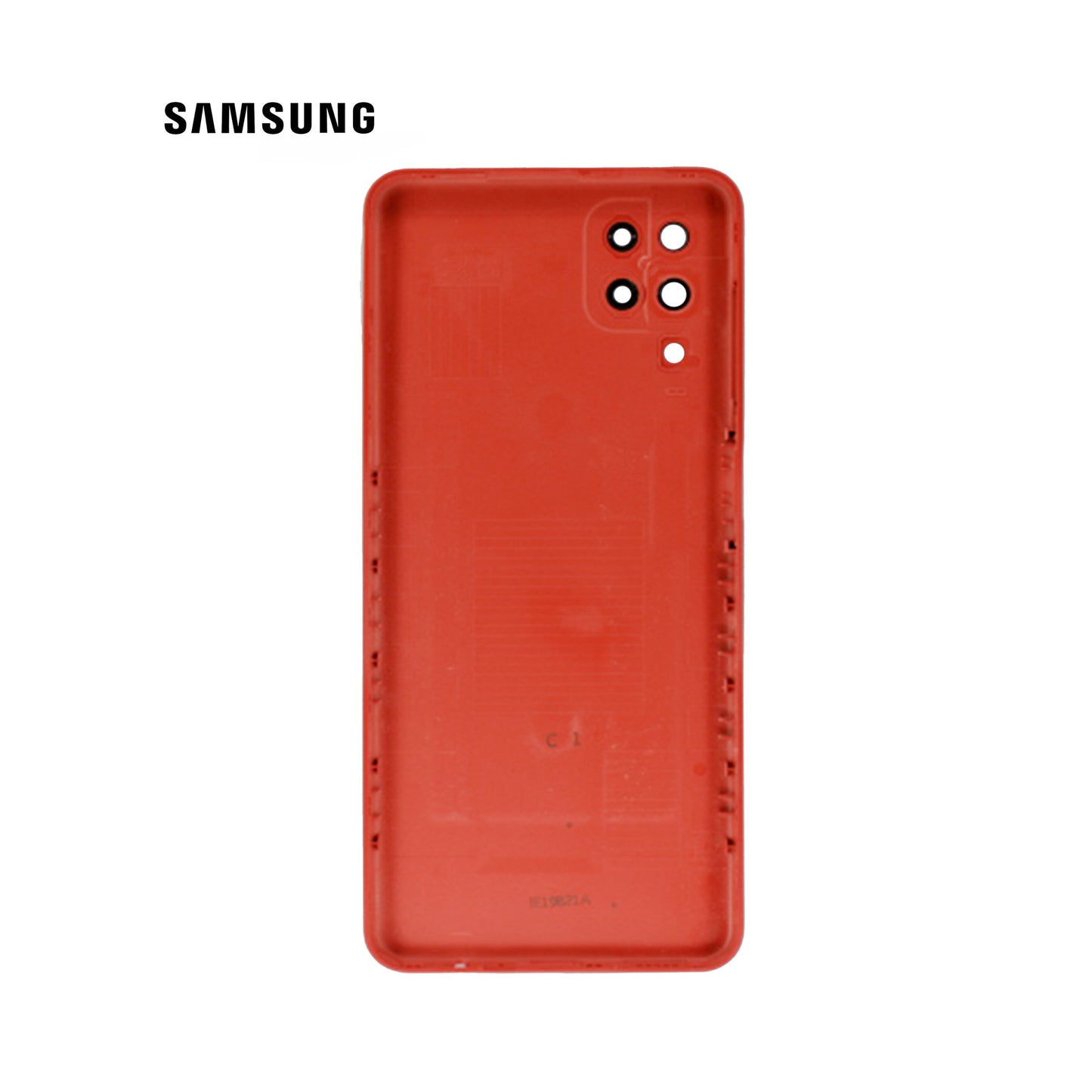 TAPA PARA SAMSUNG A12 ROJO