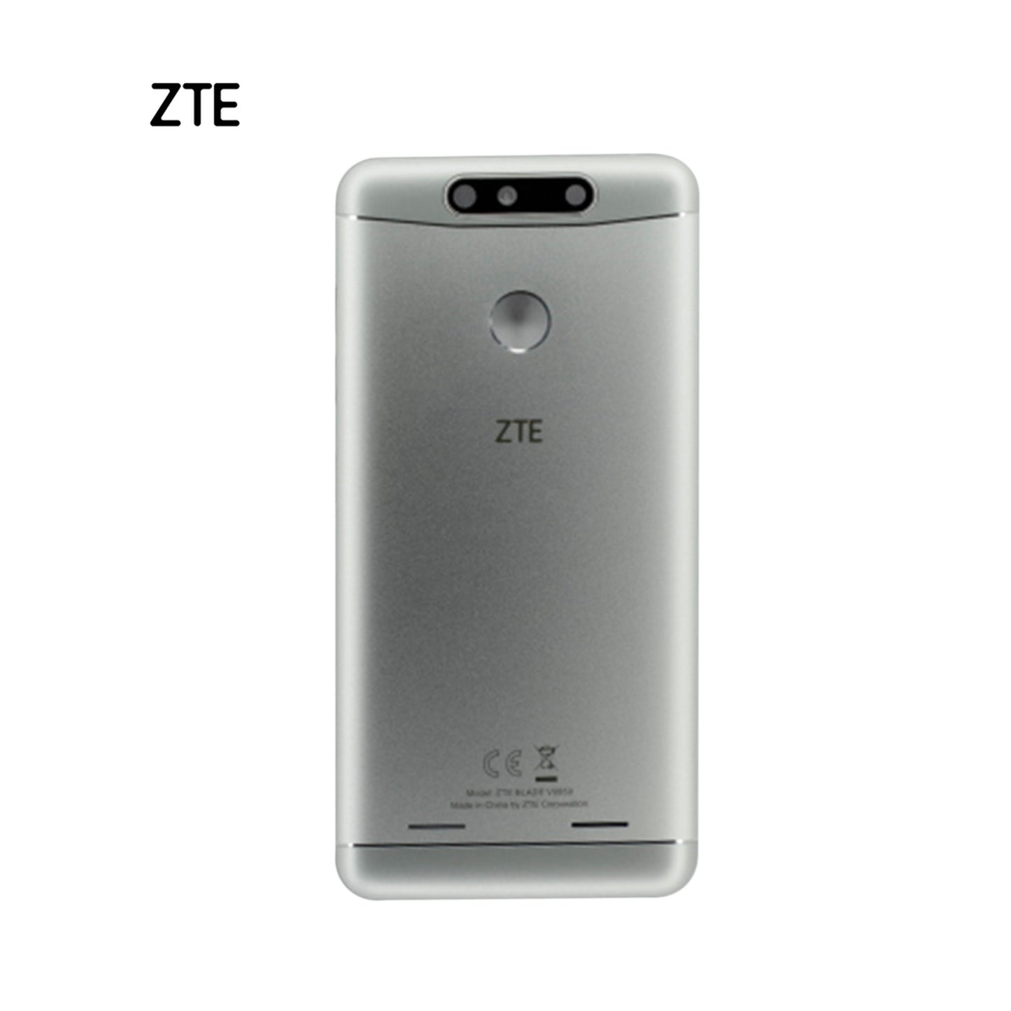TAPA PARA ZTE V8 MINI PLATA