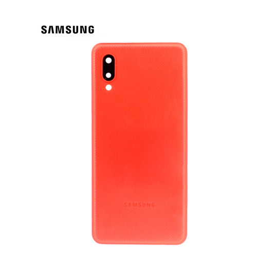 TAPA PARA SAMSUNG A02 ROJO