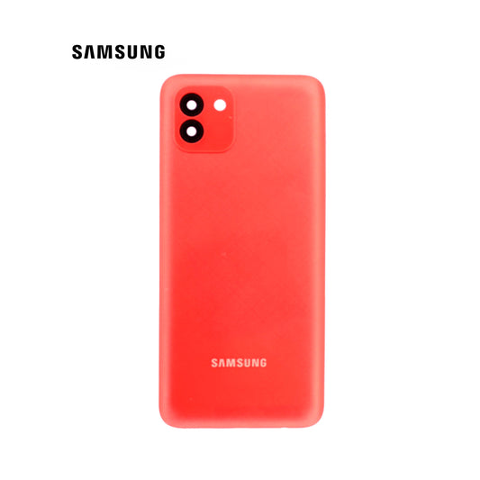 TAPA PARA SAMSUNG A03 ROJO