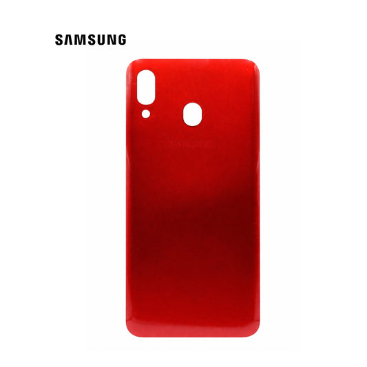 TAPA PARA SAMSUNG A20 ROJO
