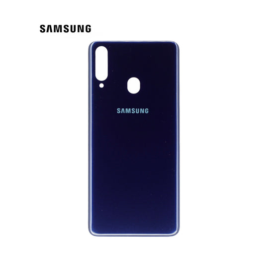 TAPA PARA SAMSUNG A20s AZUL