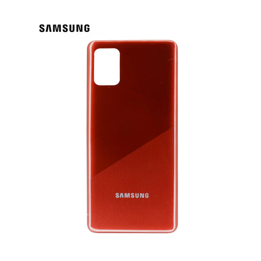 TAPA PARA SAMSUNG A31 ROJO
