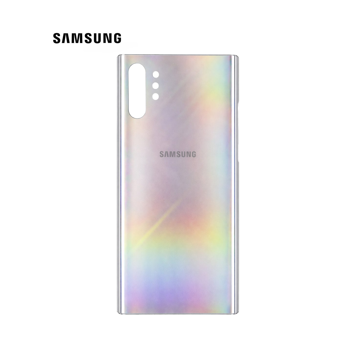 TAPA PARA SAMSUNG NOTE 10 PLUS PLATA