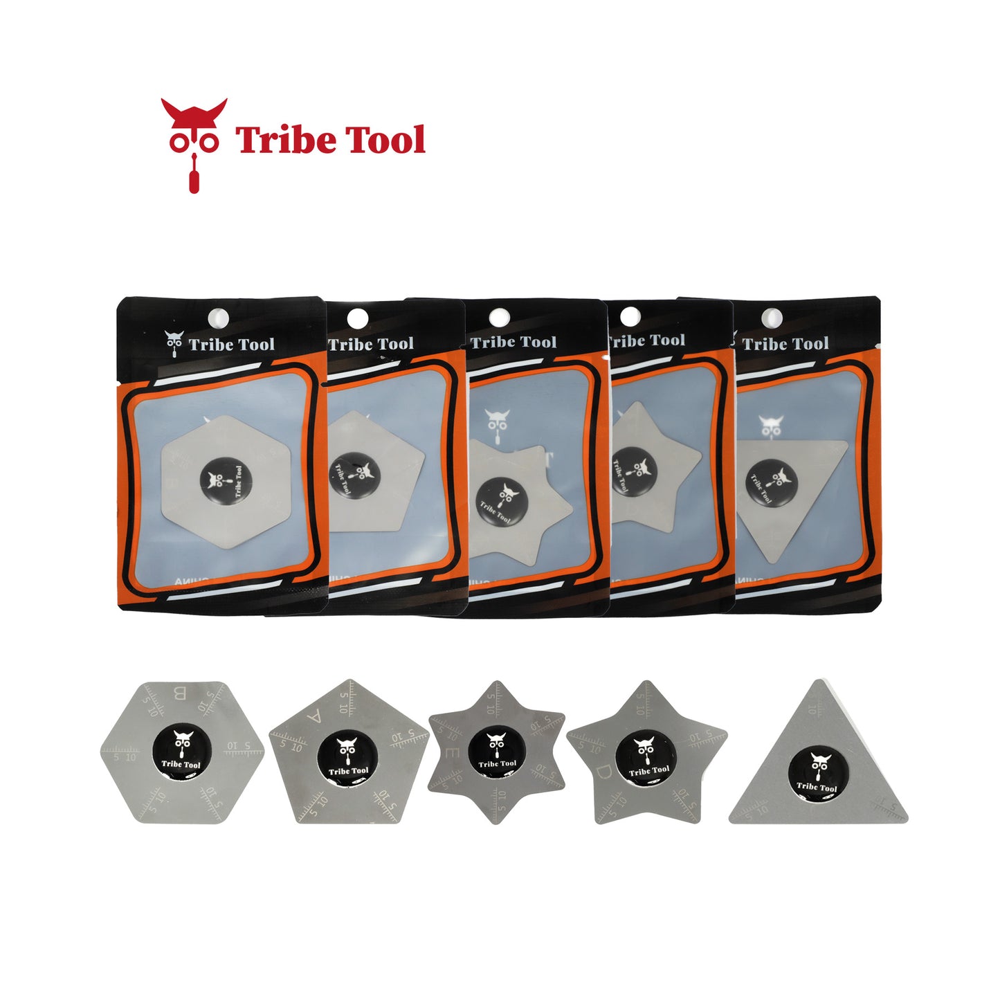 TRIBE TOOL ESPATULAS DE APERTURA DE METAL , SET DE 5 PIEZAS