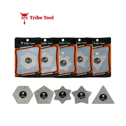 TRIBE TOOL ESPATULAS DE APERTURA DE METAL , SET DE 5 PIEZAS