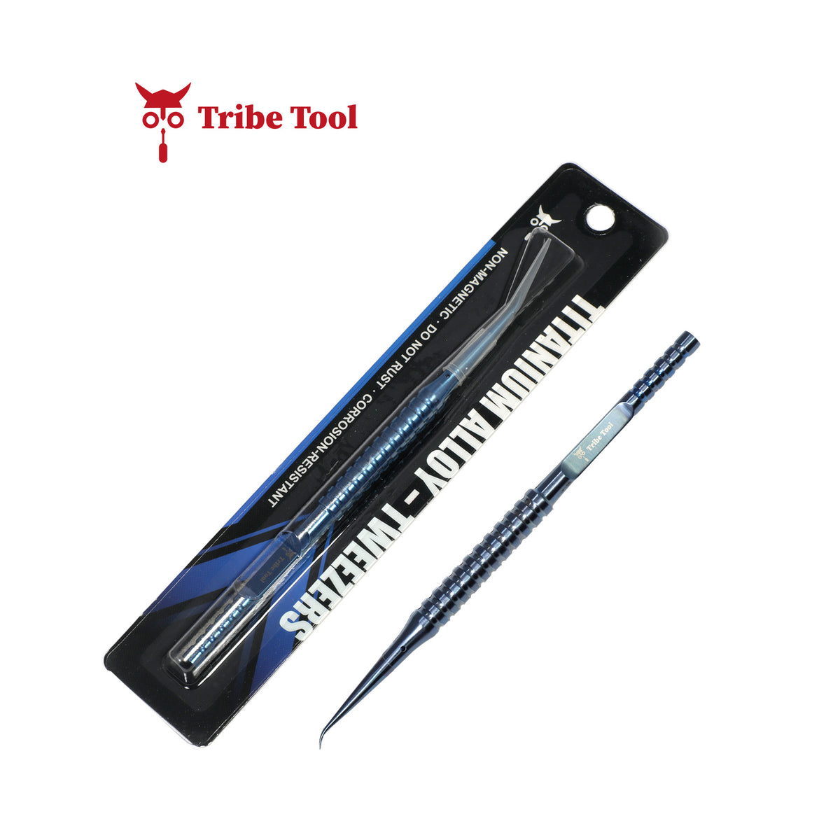 Tribe Tools TRIBE TOOL PINZA CURVA TITANIO ANILLO GT - 15 AZUL – Capital Móvil