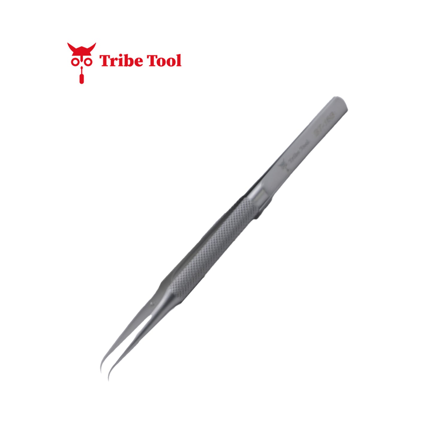 TRIBE TOOL PINZA CURVA TITANIO CLASICA BT - 15B GRIS