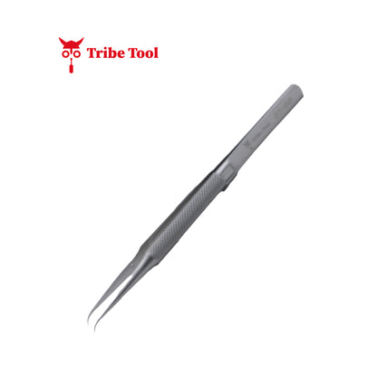 TRIBE TOOL PINZA CURVA TITANIO CLASICA BT - 15B GRIS
