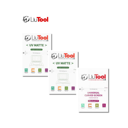 LIUTOOL MICA DE HIDROGEL 3X2 (2 MATE UV + 1 HD UV)