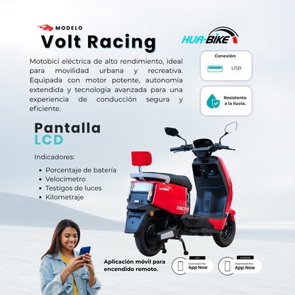 HUA-BIKE BICICLETA ELECTRICA VOLT RACING